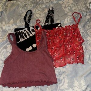Fitted tank tops bundle or separate